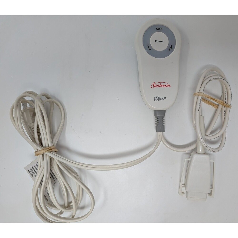 Sunbeam M85AP Electric Blanket Controller 3-Prong 180W Auto-Off Replacement